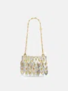 Rabanne Nano Teardrop Bag In Silver