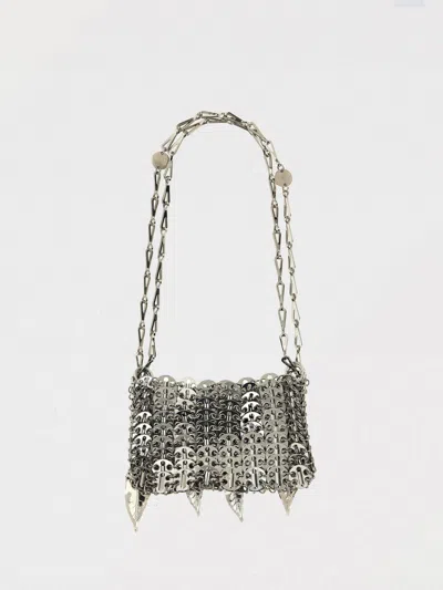 Rabanne Shoulder Bag  Woman Color Silver