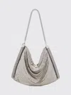 Rabanne Pixel Tube Aluminum Shoulder Bag In Silver