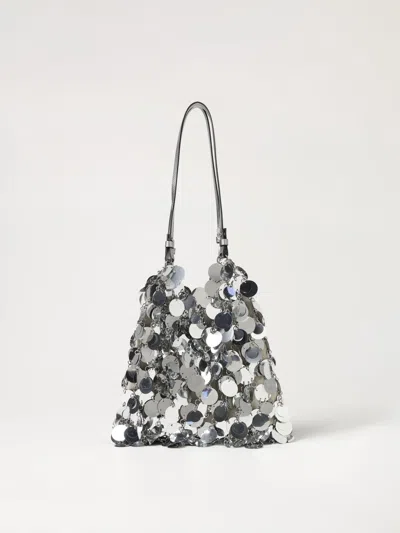 RABANNE SHOULDER BAG RABANNE WOMAN COLOR SILVER,F58811061