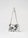 Rabanne Sparkle Discs Nano Shoulder Bags Silver In Silver