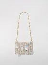 Rabanne 1969 Shell-embellished Chain Mini Bag In White