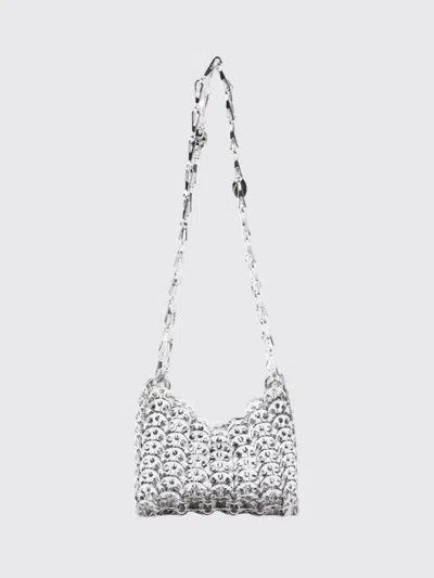 Rabanne Crossbody Bag  Woman Color Silver