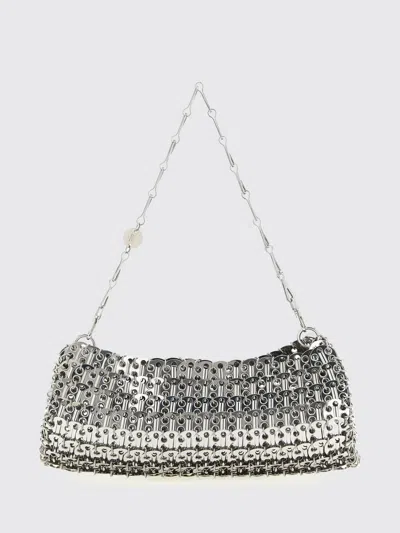 Rabanne Mini Metallic Handbag In Red