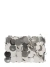 Rabanne Silver Maxi Sequins Nano Shoulder Bag In Grey