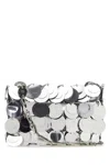 Rabanne Silver Maxi Sequins Nano Shoulder Bag In Silver