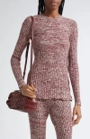 Rabanne Side Button Rib Sweater