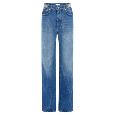 Rabanne Signature Jeans With 1969 Metal Discs