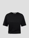 RABANNE RABANNE SIGNATURE PIERCING JERSEY T-SHIRT