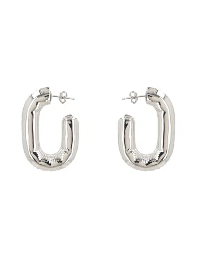 Rabanne Orecchini A Cerchio In Silver