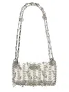 Rabanne 1969 Nano Crystal-embellished Shoulder Bag In Silver