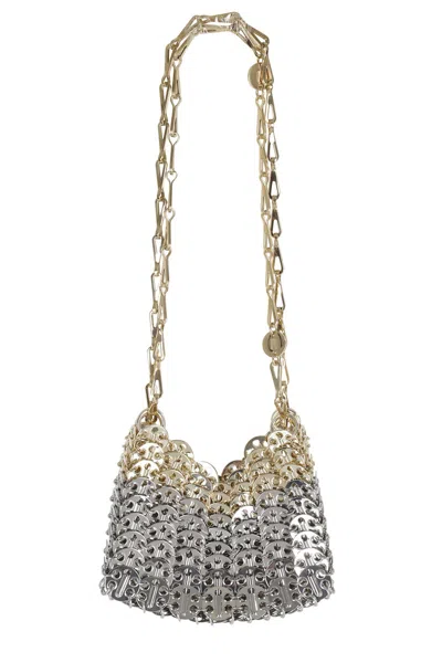 Rabanne Silver 1969 Nano Skyl Bag