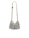 Rabanne Silver And Gold 1969 Skyline Nano Bag In Argento