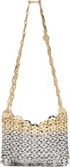 Rabanne 1969 Nano Skyline Two-tone Disc Shoulder Bag