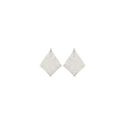 RABANNE SILVER BRASS EARRINGS