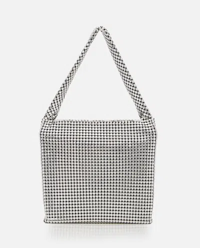 Rabanne Paco  Pixel Tote Bag In Silver