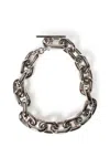 Rabanne Silver-colored Necklace With Brass Chain-link