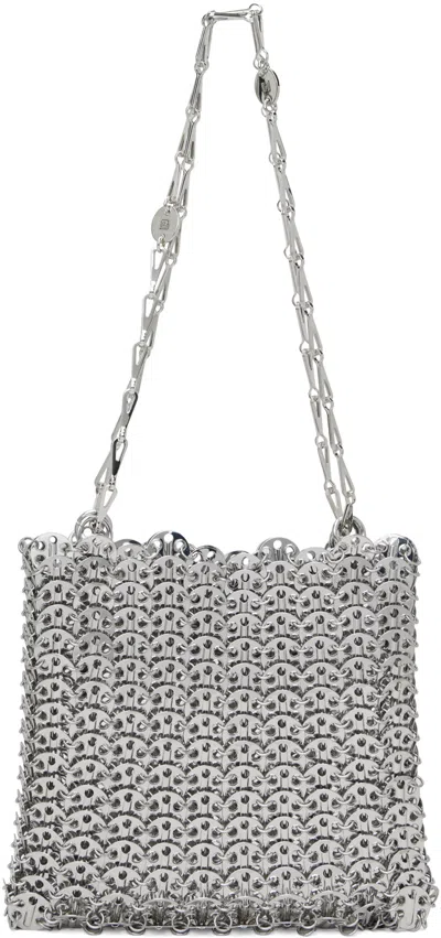 Rabanne Silver Iconic 1969 Bag In P040 Silver