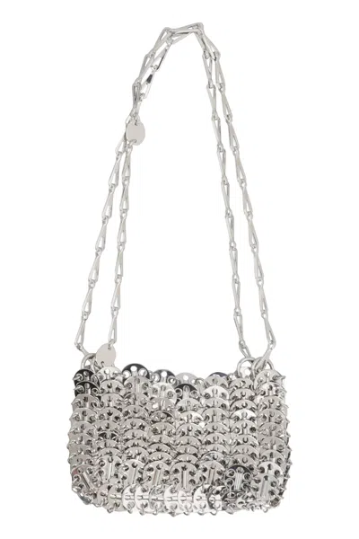 Rabanne Silver Iconic 1969 Nano Bag