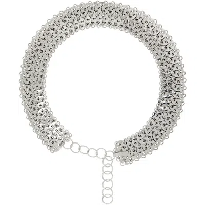 Rabanne Silver Jewel Belt