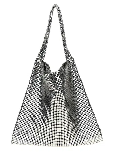 Rabanne Shoulder Bag "cabas" In Silver