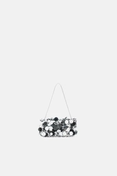 Rabanne Silver Sequin Shoulder Bag