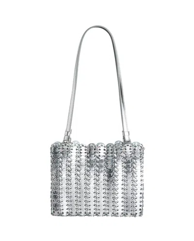 Rabanne Silver Shopping Bag