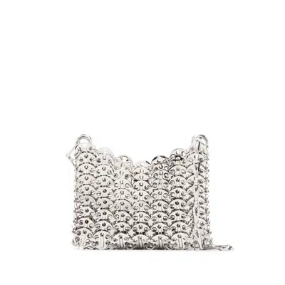Rabanne Silver Shoulder Bags