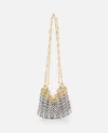 Rabanne 1970 Nano Skyline Bag In Silver