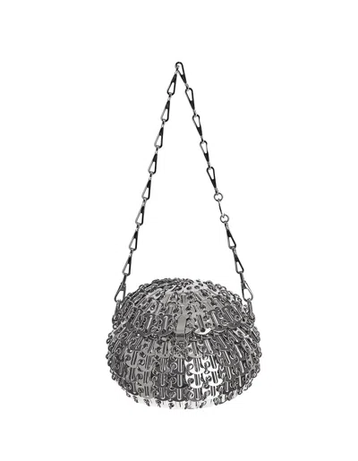 Rabanne Silver Small 1969 Ball-shaped Bag