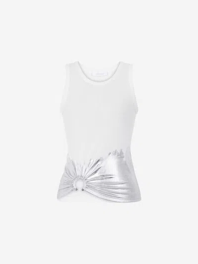 RABANNE RABANNE SILVER TANK TOP