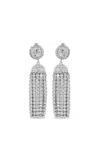 Rabanne Silver-tone Crystal Earrings