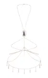 Rabanne Silver-tone Crystal Necklace In Metallic