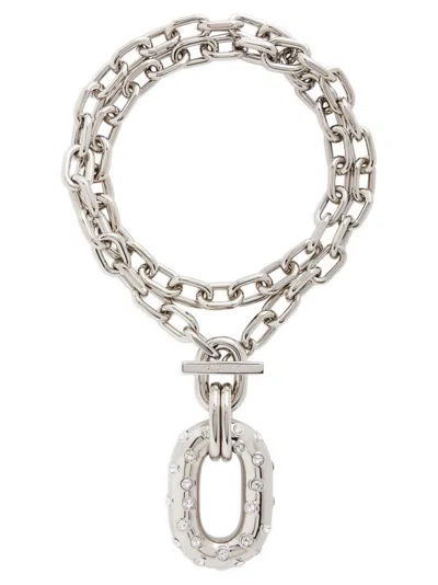 RABANNE SILVER XL LINK NECKLACE