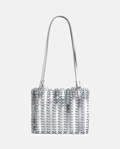 Rabanne Silver/blue 1969 Flip Shoulder Bag