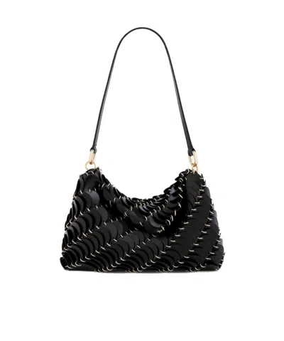 Rabanne Single Handbag In Black