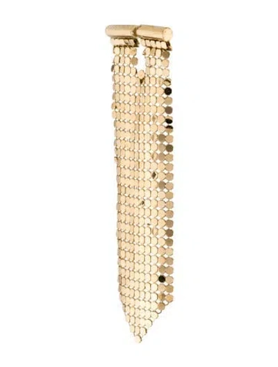 Pre-owned Rabanne Single Mesh Drop Earring In Multi