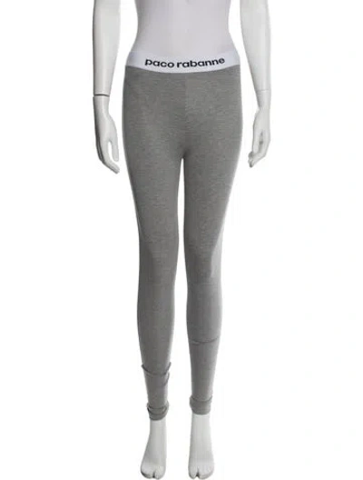 Pre-owned Rabanne Skinny Leg Pants In Gray