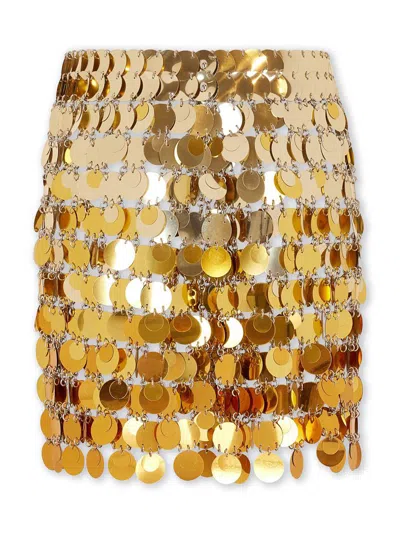 Rabanne Skirt In Gold