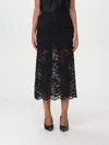 Rabanne Skirt  Woman Color Black In Schwarz