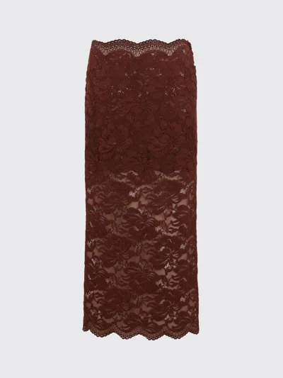 RABANNE SKIRT RABANNE WOMAN COLOR BROWN,H56766032