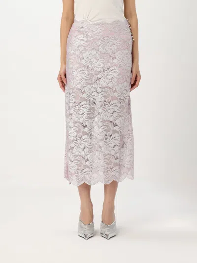 RABANNE SKIRT RABANNE WOMAN COLOR SILVER,G81572061