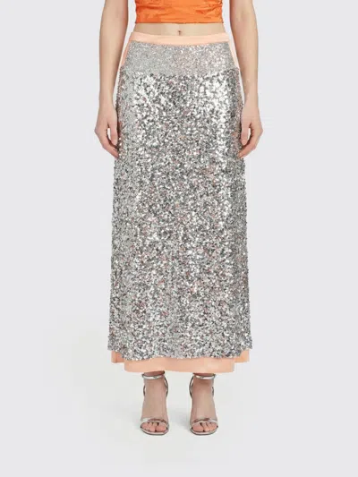 Rabanne 스커트  여성 색상 실버 In Silver