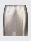 Rabanne Skirt  Woman Color Silver In Gray
