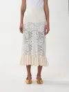 Rabanne Skirt  Woman In White