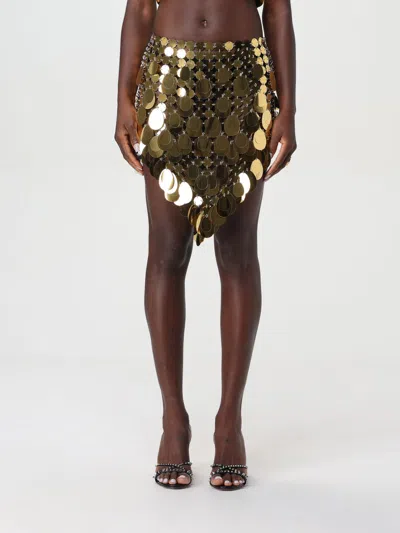 Rabanne Skirt  Woman Color Yellow In Gelb