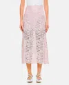 Rabanne Gonna Midi Rosa In Rose