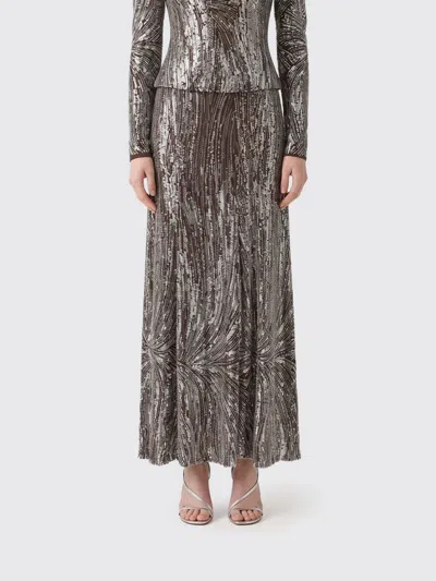 Rabanne Skirt Woman Color Brown In Gray