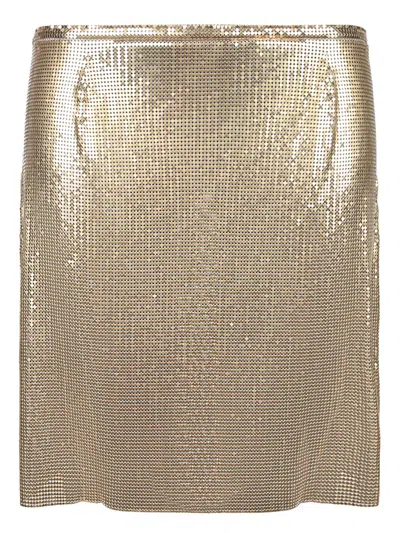 Rabanne Skirts In Metallic
