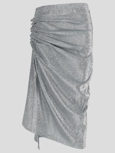 Rabanne Skirts In Silver
